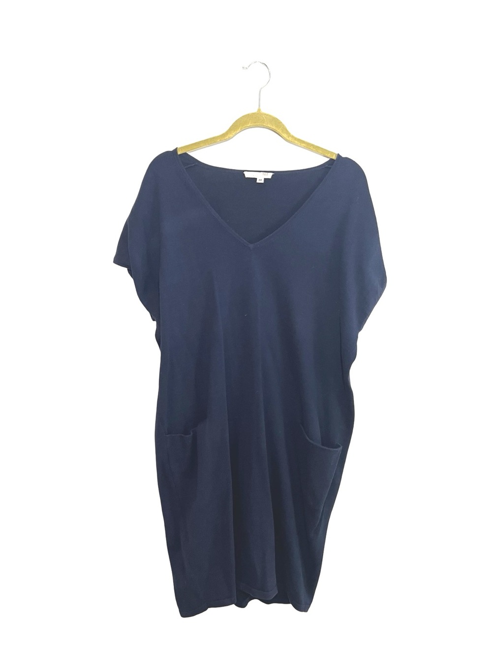 Trina Turk Navy V-Neck Tunic